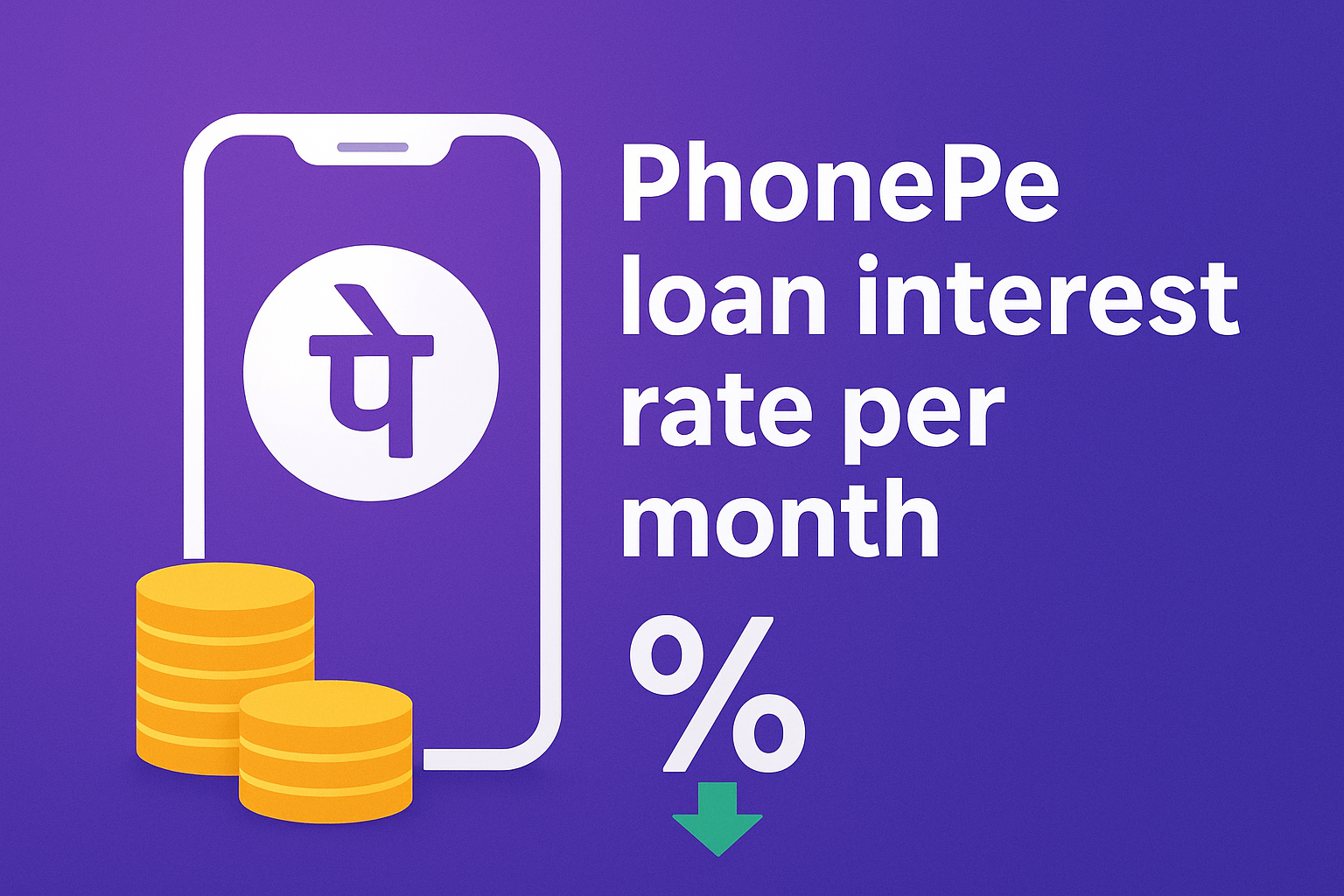 PhonePe loan interest rate per month