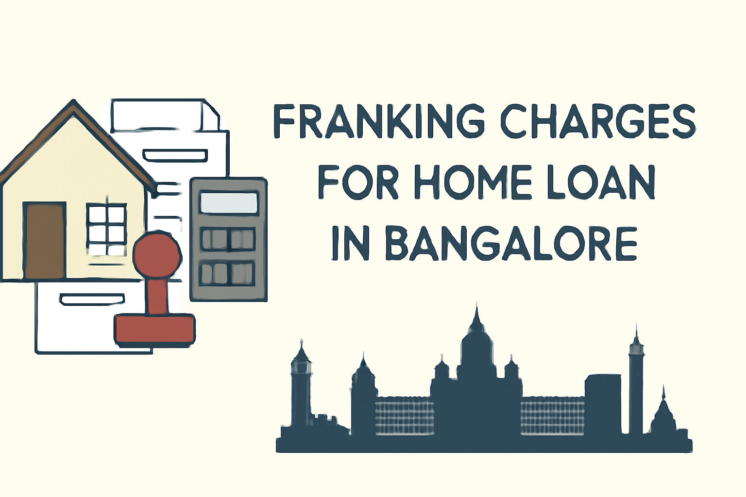 Franking charges for home loan in Bangalore